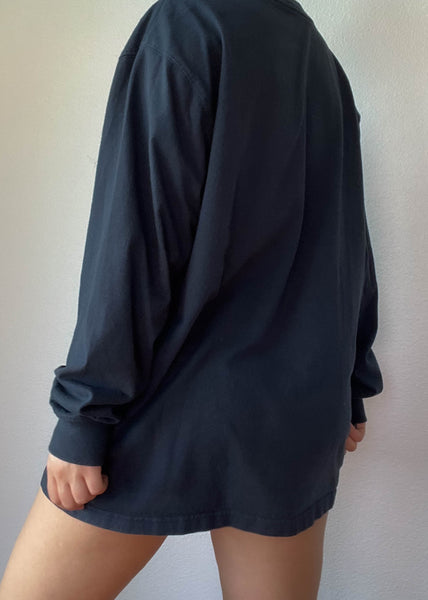 Navy Carhartt Long Sleeve (men's L)
