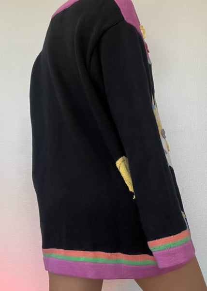 90's Carousel Cardigan (L)