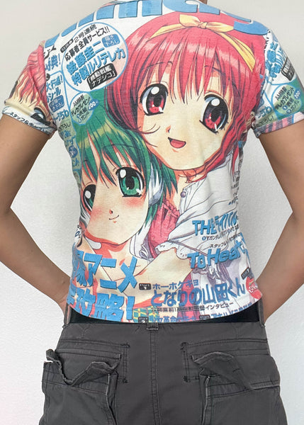 Y2k Graphic Animé Tee (S)