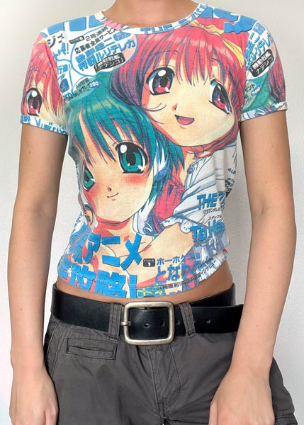 Y2k Graphic Animé Tee (S)