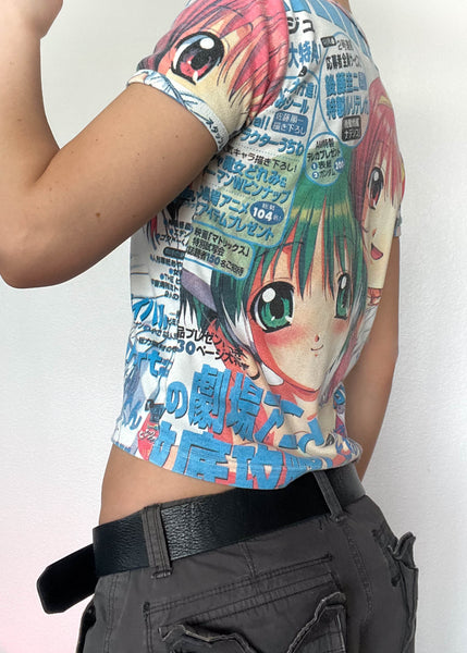 Y2k Graphic Animé Tee (S)