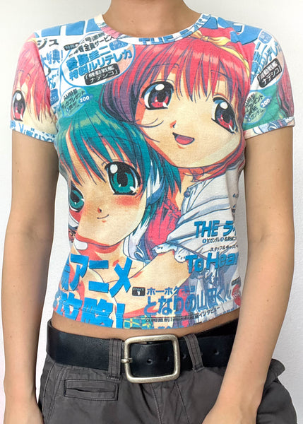 Y2k Graphic Animé Tee (S)