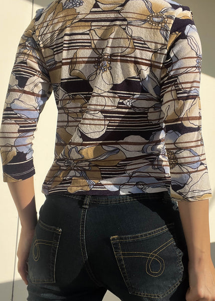 Penelope Y2k Print Top (S)