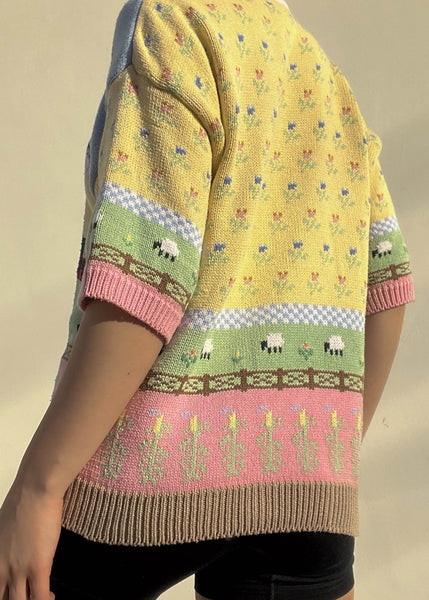 80's Farm Button Down Knit (M)