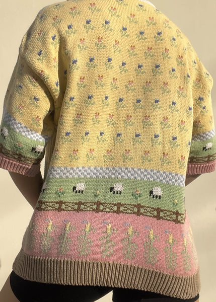 80's Farm Button Down Knit (M)