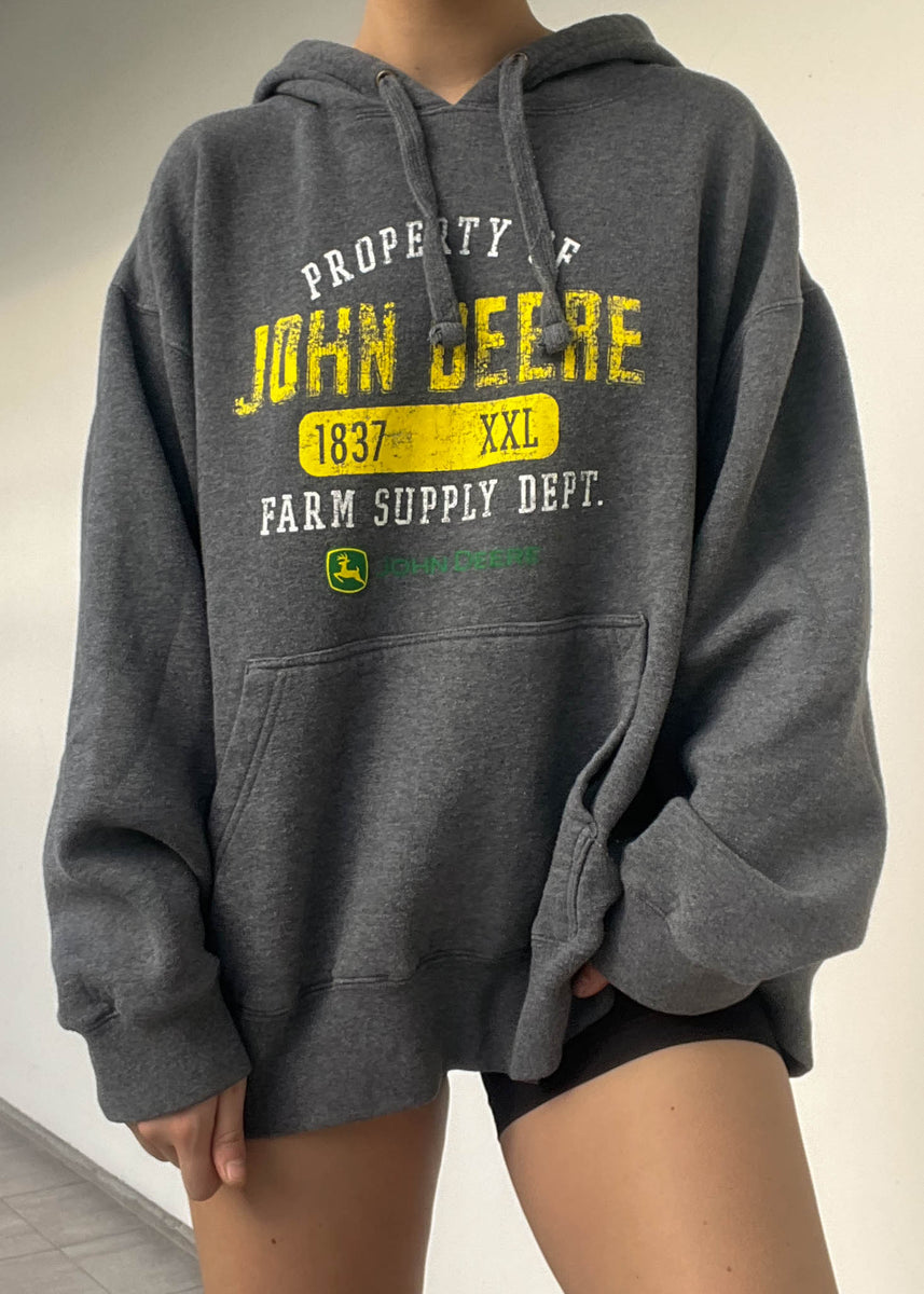 DAMEN JOHN DEERE PREMIUM Kapuzenpullover Hoodie Sweatshirt Pullover Pulli
