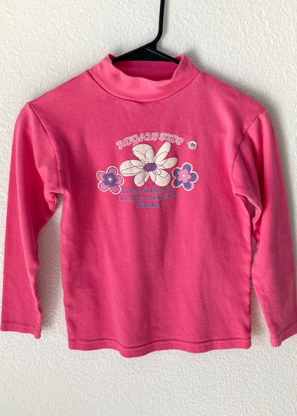 Late 90's Graphic Flower Top (XS)