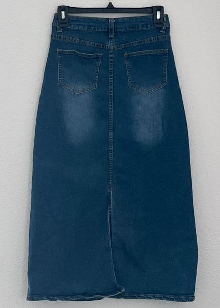 SM Denim Maxi Skirt