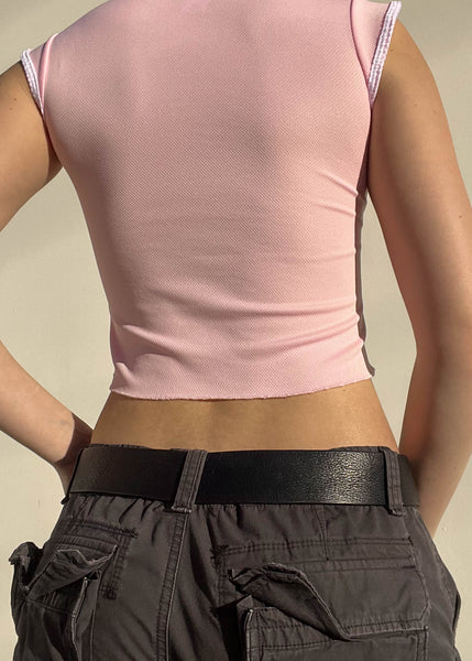 Y2k Cartoon Girl Top (XS)