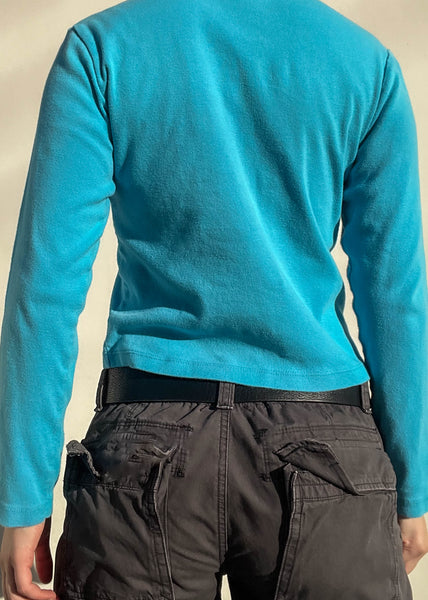 Y2k Gel Button Long Sleeve (S)