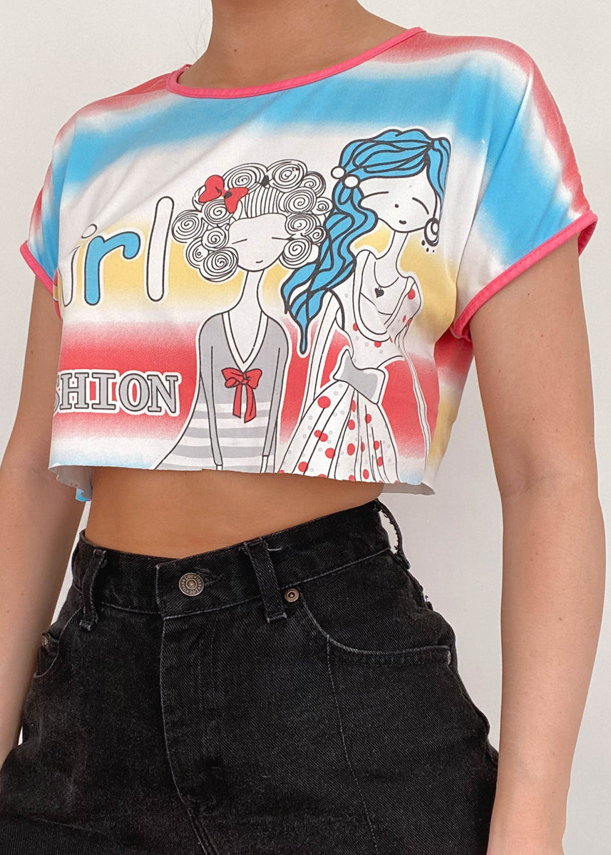 Girl Fashion Tee Retro and Groovy