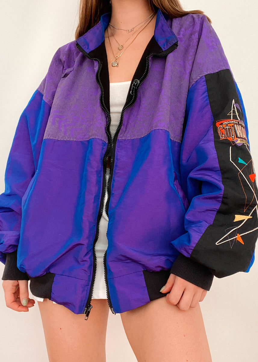 80s イタリア製 AVIATIC リバーシブル トラッカージャケット パニナリ Ultraviolet 80's Windbreaker – Retro and Groovy