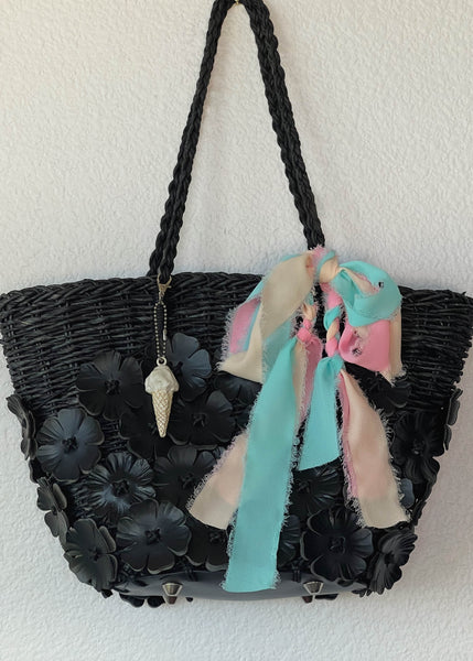 90’s Cotton Candy Flower Bag