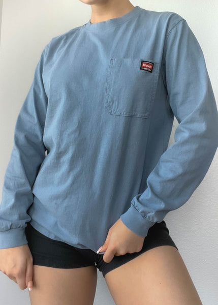 Steel Blue Wrangler Shirt (M)