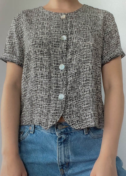 80’s Pebble Button-Down (M)