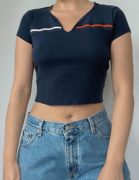 Navy Tommy Top (XS)