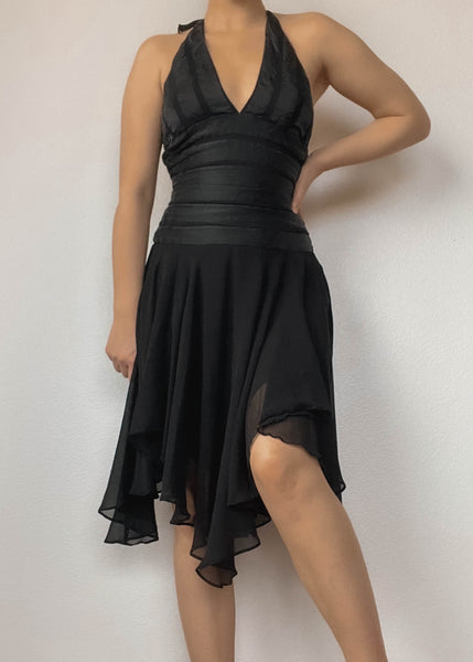 2000's Black Fairy Dress (XS)