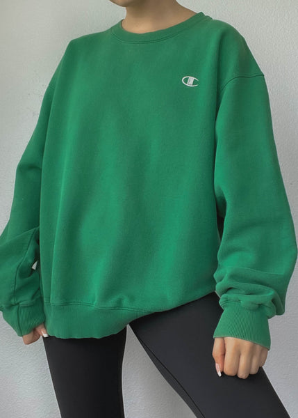 Green Champion Crewneck (men's XL)