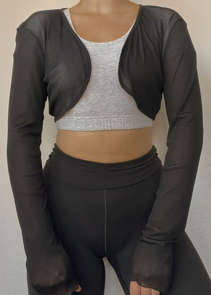 90’s Black Mesh Bolero (S-M)