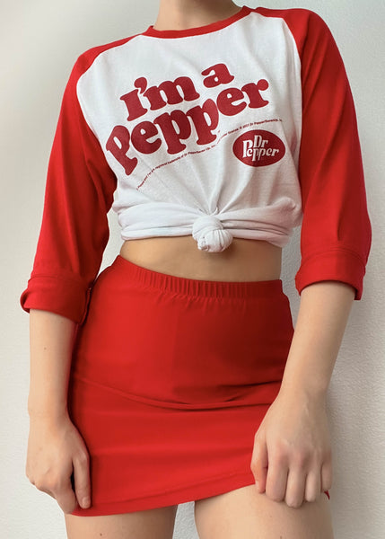 Dr. Pepper Baseball Tee (men's S)