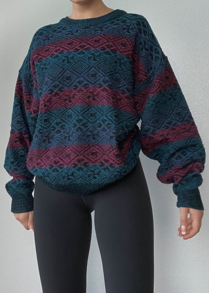 80’s Patterned Knit (men’s M)