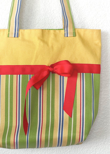 Rainbow Striped Purse