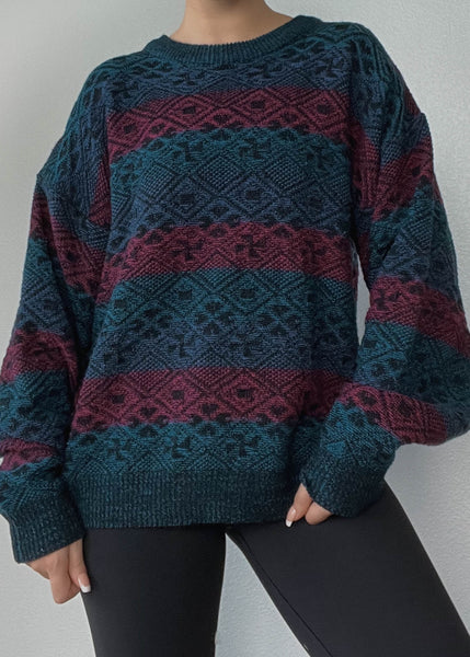 80’s Patterned Knit (men’s M)