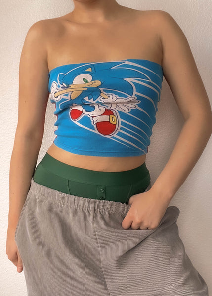 Y2k Sonic Tube Top (S)