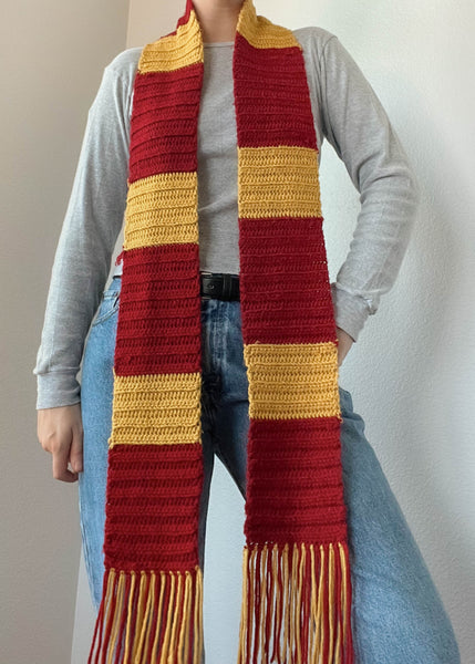 90's Red & Yellow Scarf