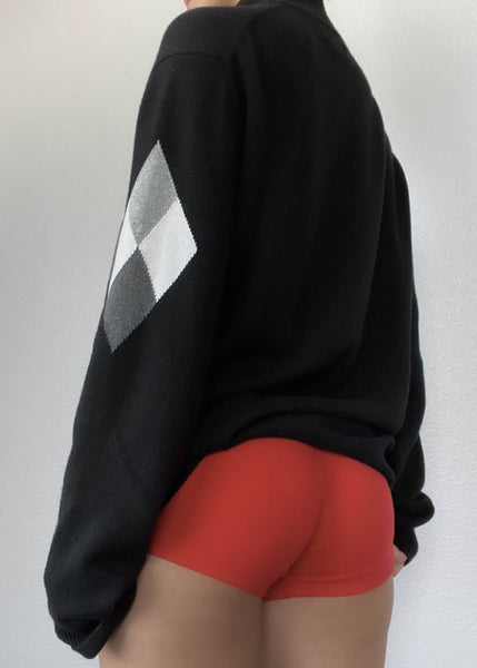 Y2k Diamond Knit Jacket (men’s L)