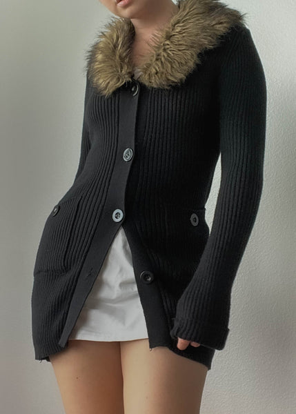 Y2k Mini Dress Cardigan (M)