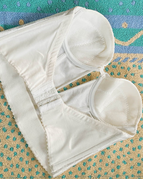 80’s White Bustier Top (S)