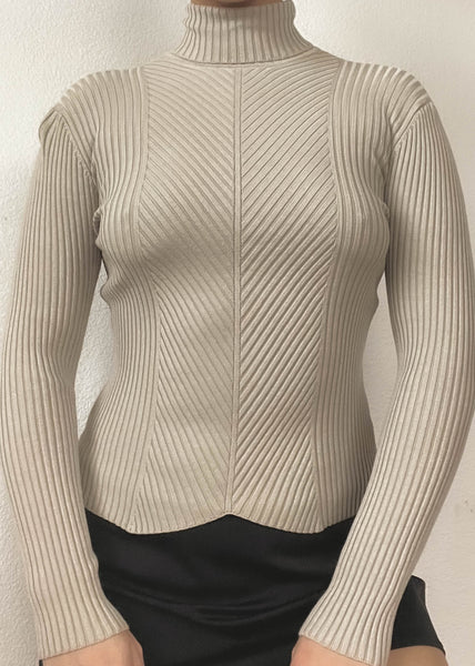 2000’s Light Gray Turtleneck (XS-S)