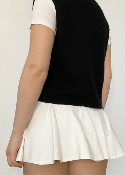 90’s Black Knit Vest (L)