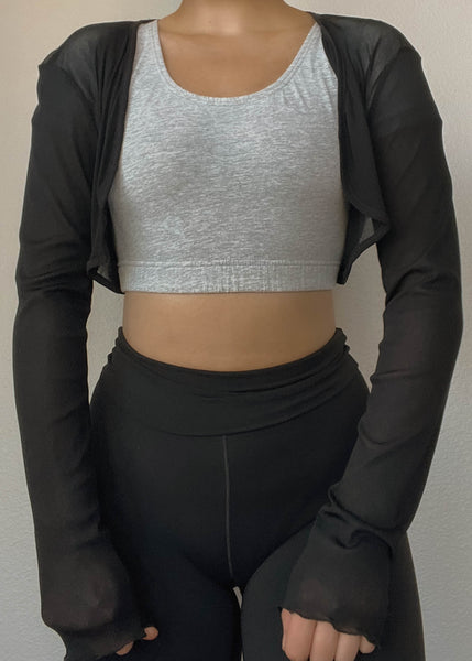 90’s Black Mesh Bolero (S-M)