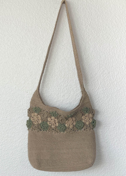 90’s Crochet Flower Purse