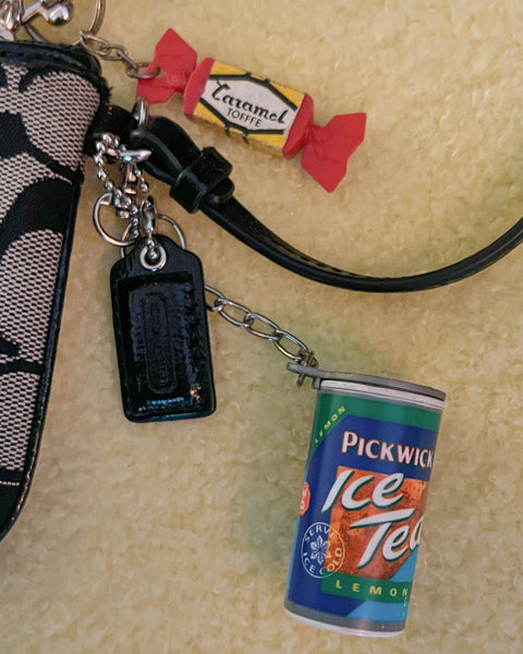 90's Coach Wristlet w/ Charms