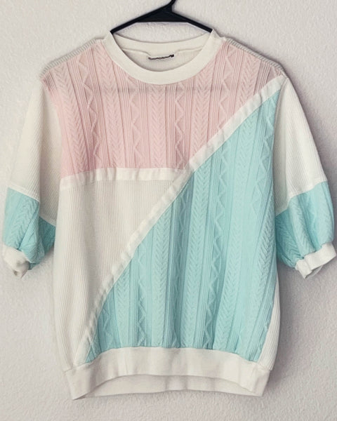 80's Cotton Candy Tee (L)