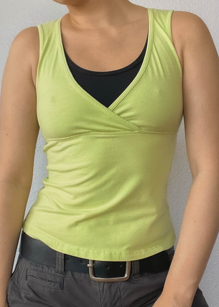 Y2k Layered Lime Tank (S)