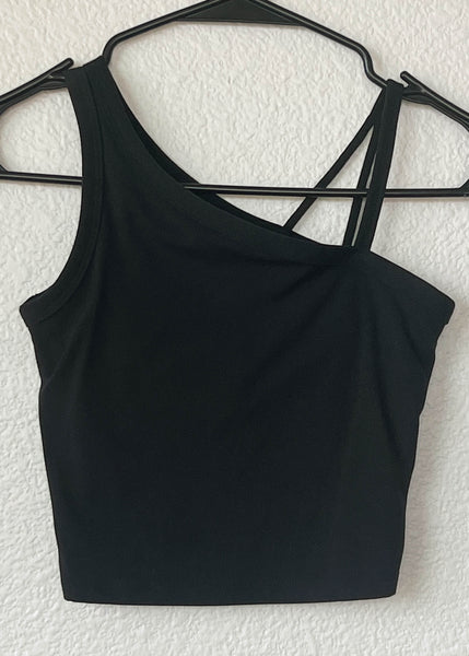 Black Crop Tank (XXS)