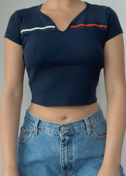 Navy Tommy Top (XS)