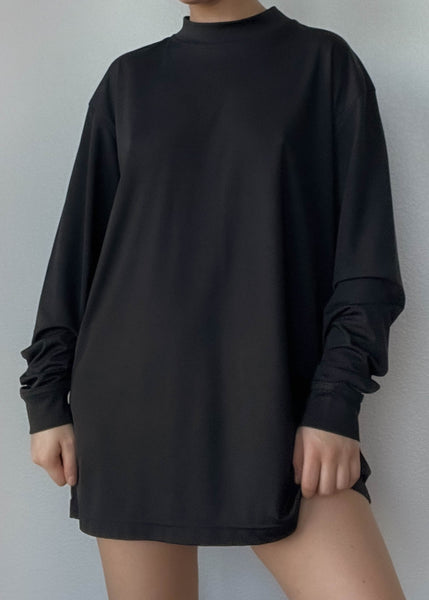 2000’s Black Mock Neck (men’s L)