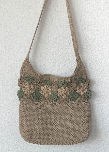 90’s Crochet Flower Purse