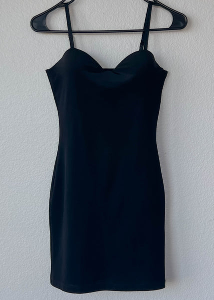 Black Bodycon Mini Dress (XS)