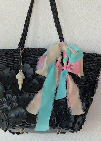 90’s Cotton Candy Flower Bag