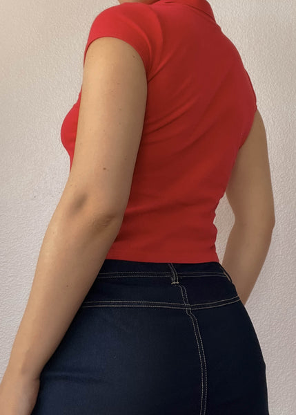 Red Polo Tee (XS)