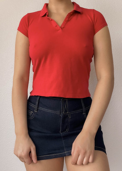 Red Polo Tee (XS)