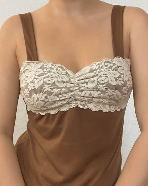 2000’s Brown & Cream Fairy Tank (S)
