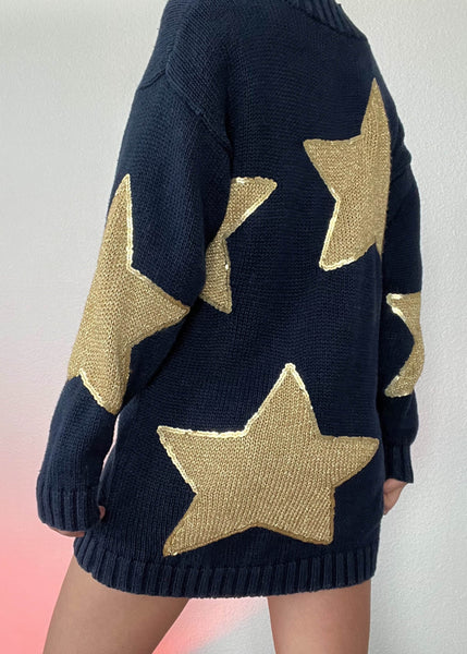 90's Star Sweater Dress (S)