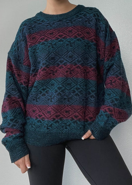 80’s Patterned Knit (men’s M)